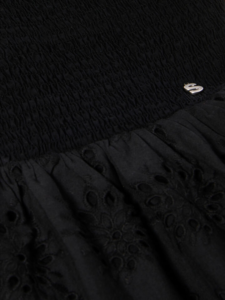 Embroidered dress - girls' dresses - Black | Sisley Young image number 3